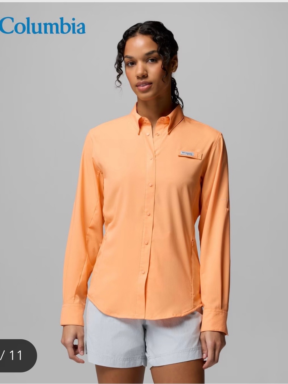 Women's PFG Tamiami II Long Sleeve Shirt Peach